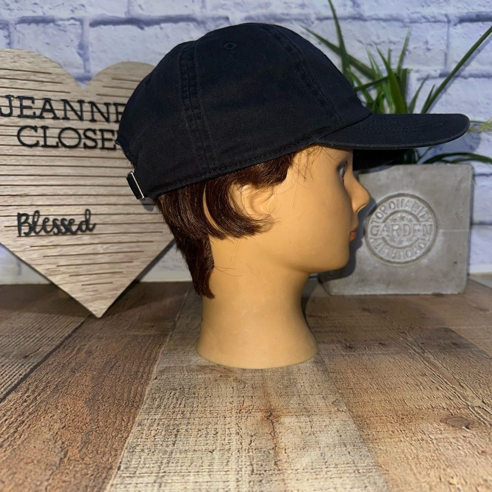 Peloton Logo Hat Baseball Cap Solid Black Workout… - image 6